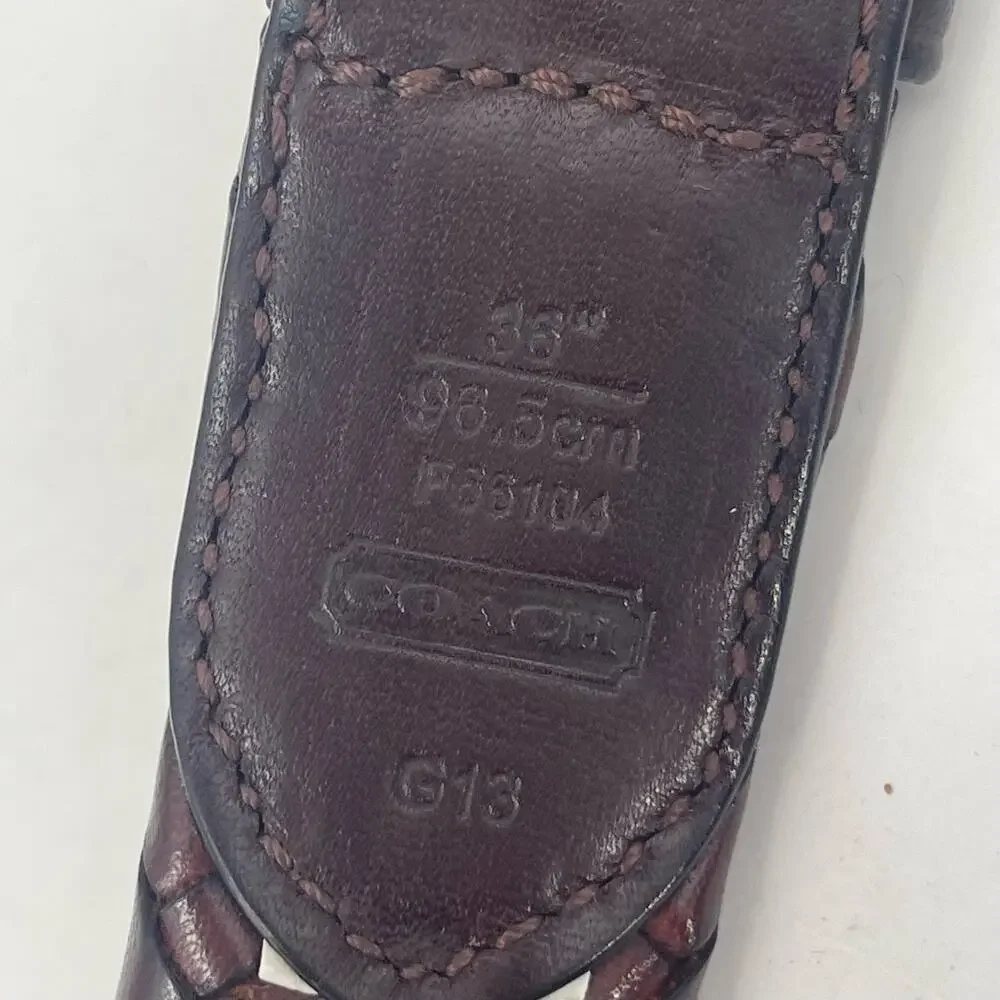COACH Belt Size 36